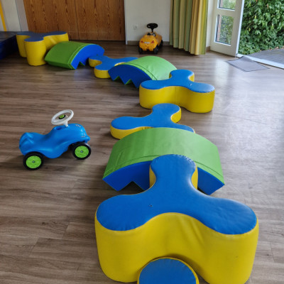 Schaumstoff Parcours